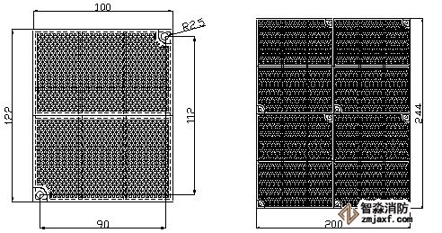四塊反射器安裝示意圖