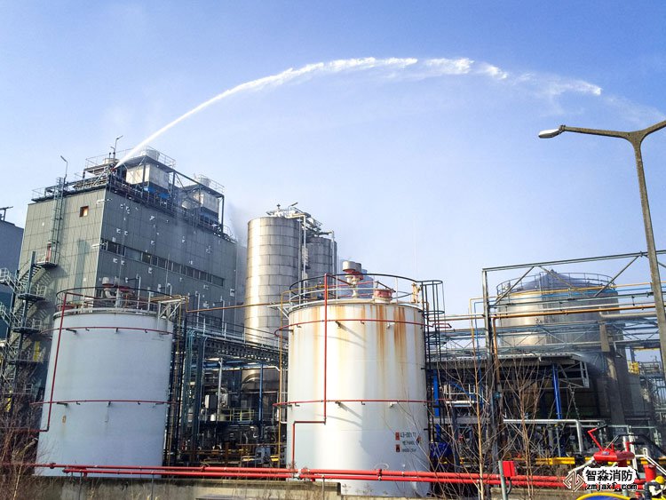 消防炮實際應(yīng)用