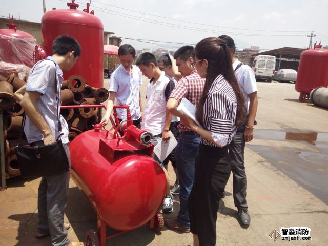 考察某消防器材項目