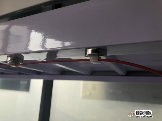 分布式光纖感溫火災(zāi)探測器貨架敷設(shè)磁鐵夾具安裝方案